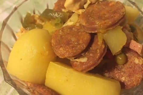 Pommes de terre à l'espagnole au Cookeo