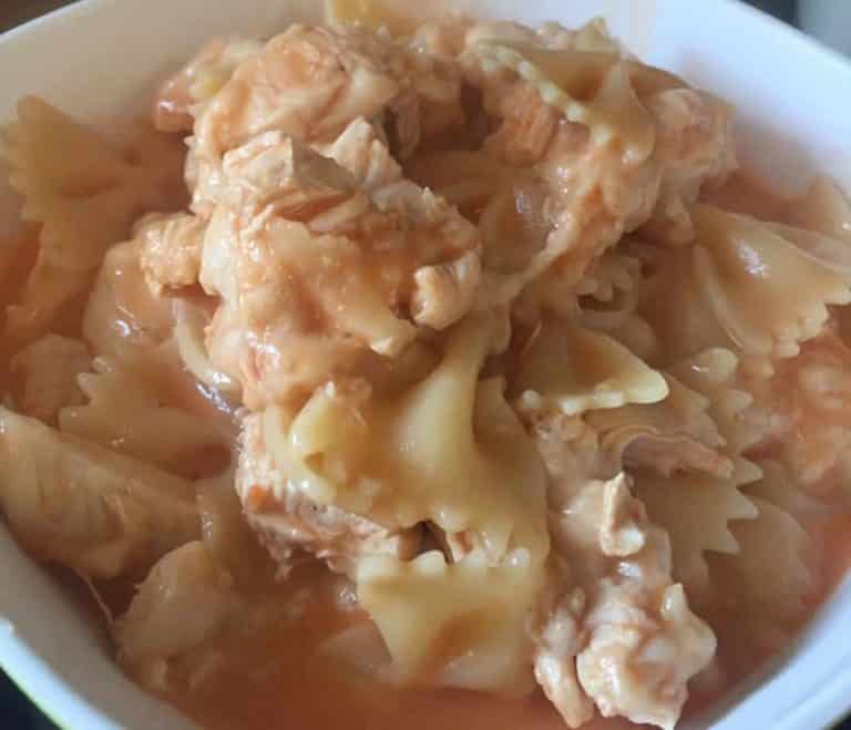 Poulet au pâte et sauce tomate avec Cookeo Recette Cookeo