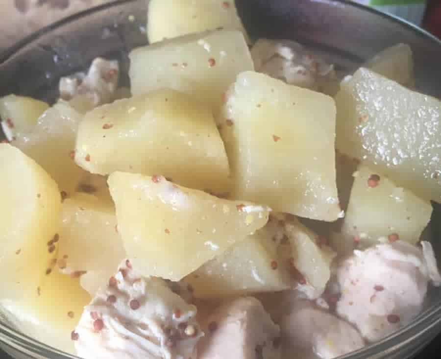 Poulet Pommes De Terre Au Sauce Moutarde A L Ancienne Avec Cookeo