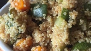 Quinoa vegan aux petits légumes au Cookeo
