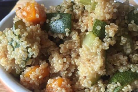Quinoa vegan aux petits légumes au Cookeo