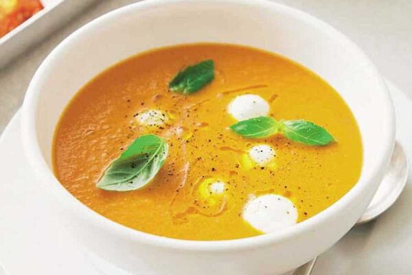 Soupe carottes mozzarella au cookeo