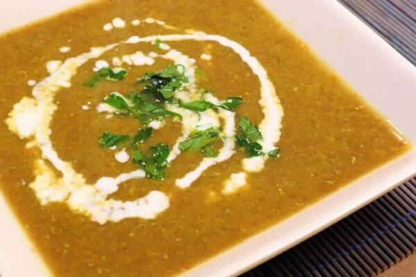 Velouté de lentilles vertes au thermomix