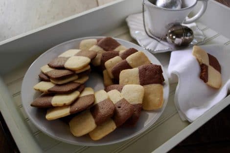 Biscuits Damiers de Noël au thermomix