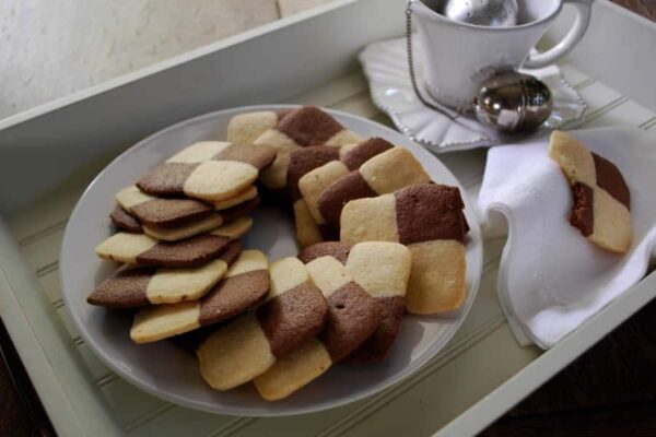 Biscuits Damiers de Noël au thermomix