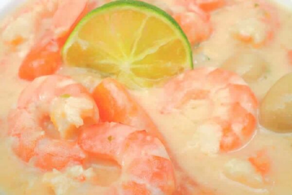Blanquette de crevettes recette Weight Watchers
