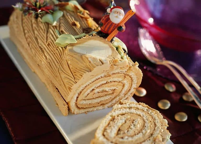 Bûches de noël au praliné avec thermomix