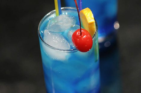Cocktail blue lagoon au thermomix