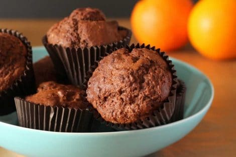 Muffins au chocolat et à l’orange avec Thermomix