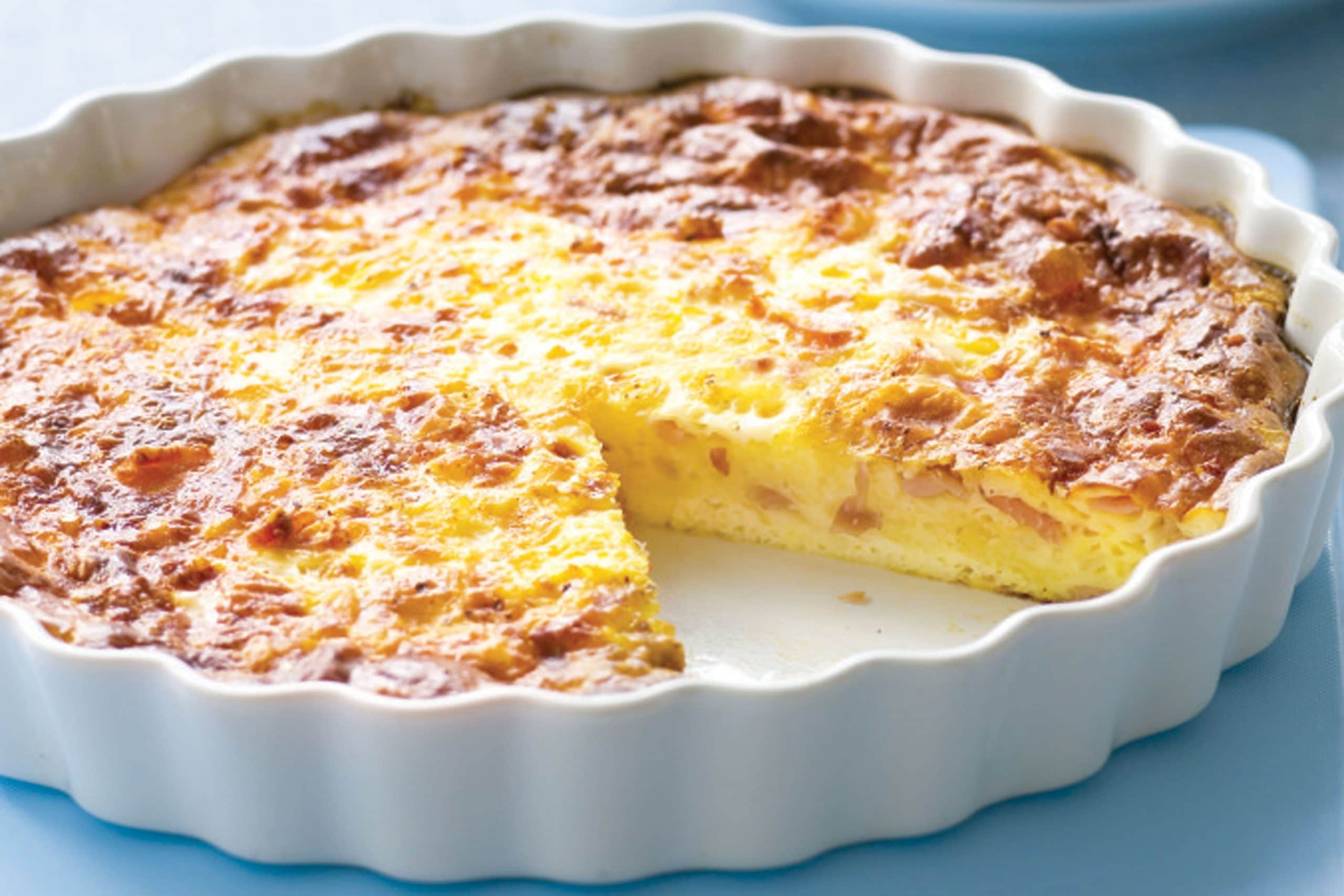 Quiche lorraine sans pâte Recette Weight watchers
