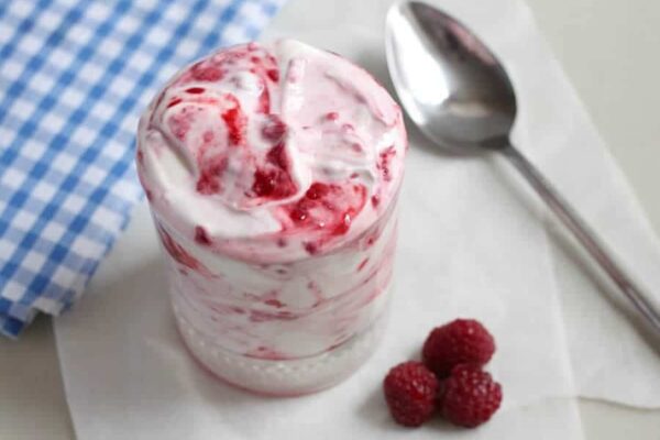 Yaourt aux framboises avec thermomix