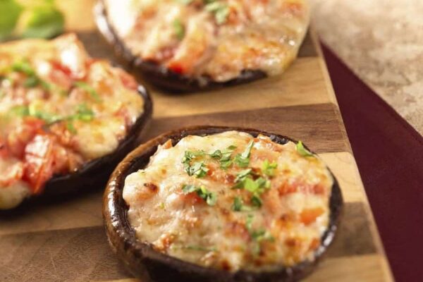 Champignons farcis aux herbes au thermomix