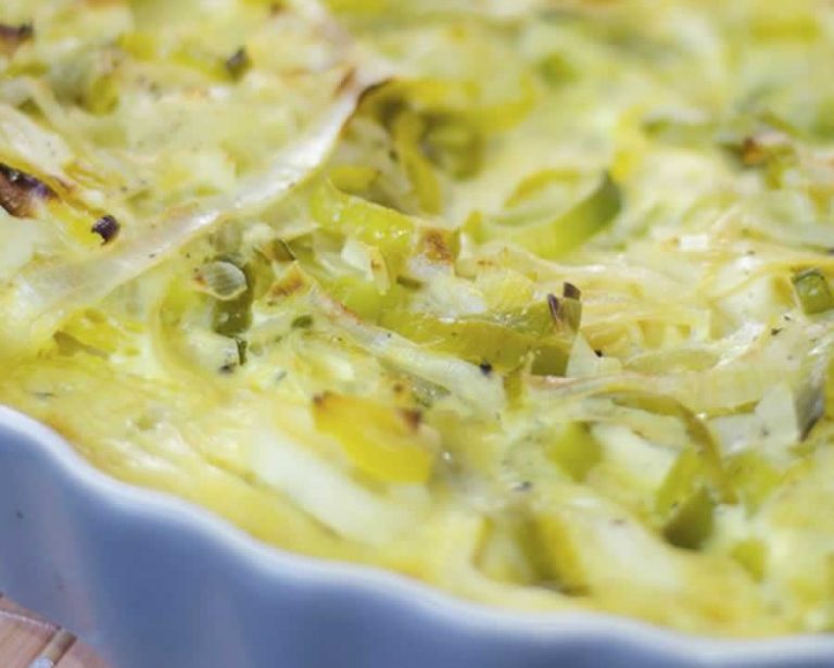 Flan de surimi aux poireaux