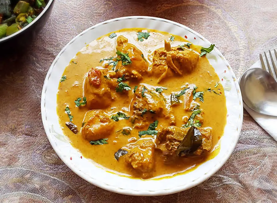 Poulet Au Curry Et Lait De Coco Au Thermomix