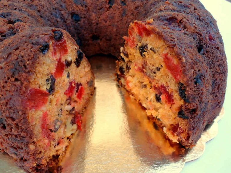 Pudding aux fruits confits au thermomix