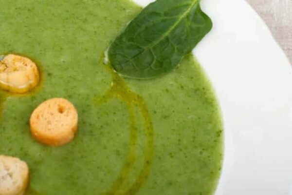 Soupe de courgettes et épinards au cumin au thermomix