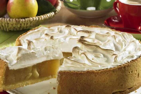 Tarte aux pommes meringuée au thermomix