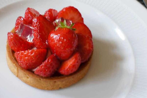 Tartelettes aux fraises sur sablé breton au thermomix