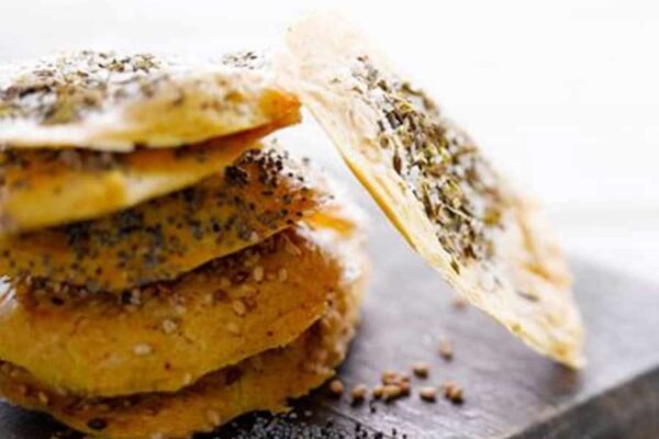 Tuiles au sésame et graines de pavot au thermomix