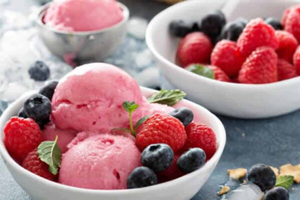 Glace aux fruits rouge light au thermomix
