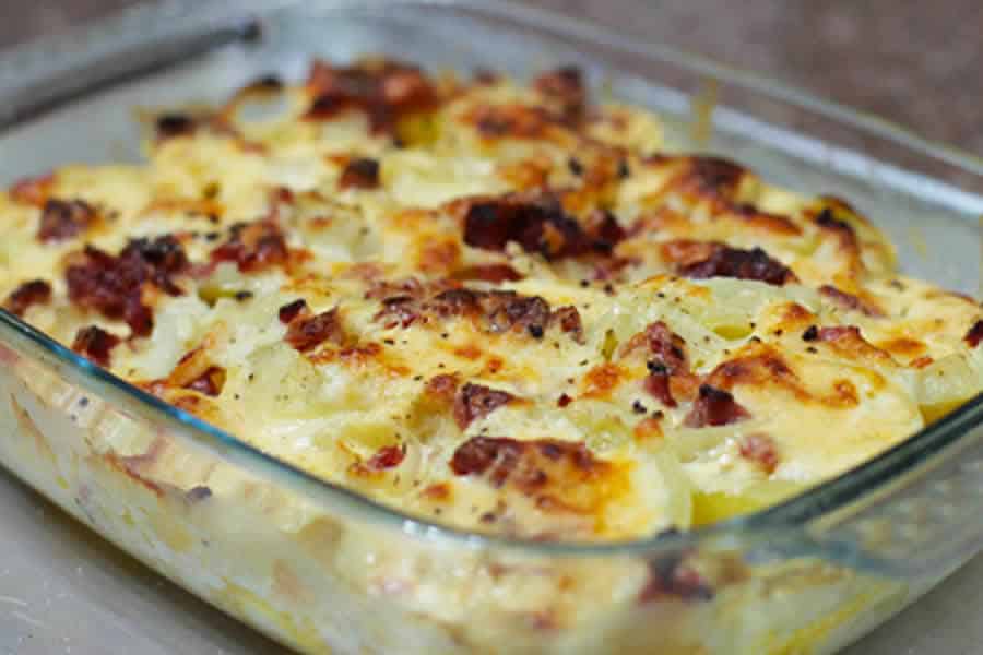 Gratin De Pommes De Terre Et Saucisses Au Thermomix