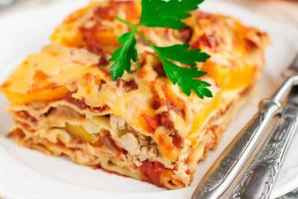 Lasagnes au poulet au thermomix