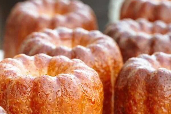 Mini cannelés bacon chèvre au thermomix