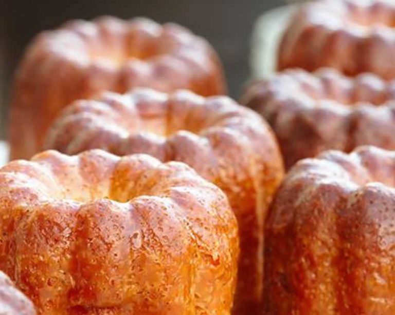 Mini cannelés bacon chèvre au thermomix