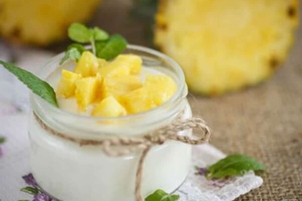 Mousse ananas et mascarpone au thermomix
