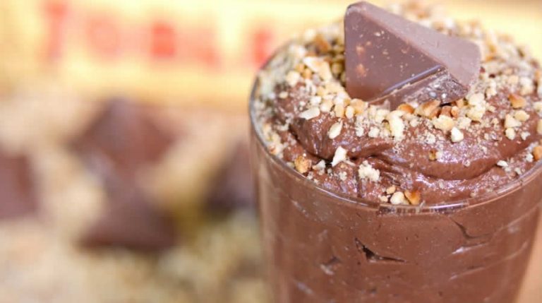 Mousse au chocolat au Toblerone au thermomix