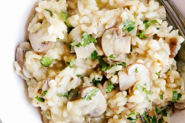 Risotto aux champignons express au thermomix