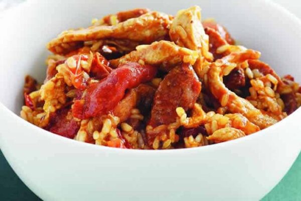 Risotto poulet chorizo au thermomix