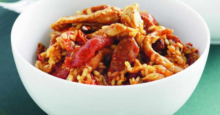 Risotto poulet chorizo au thermomix