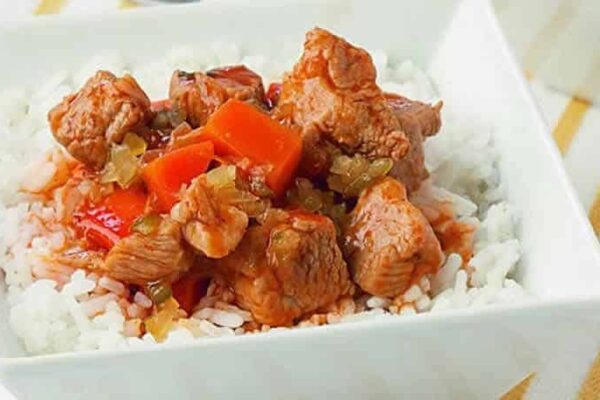 Sauté de porc marengo au thermomix