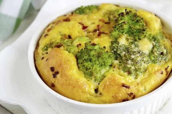 Soufflé de brocolis au comté au thermomix