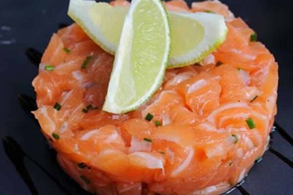 Tartare aux deux saumons au thermomix