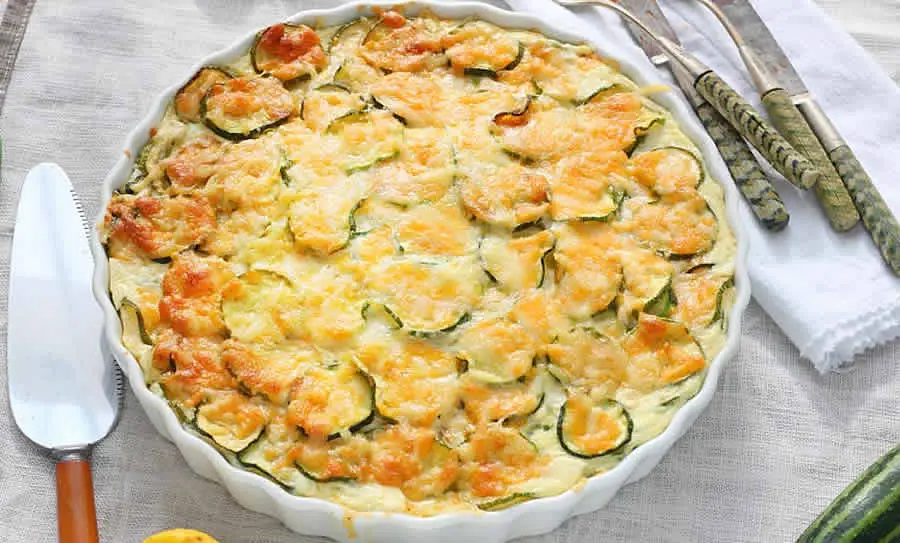Tarte aux courgettes jambon fromage au thermomix
