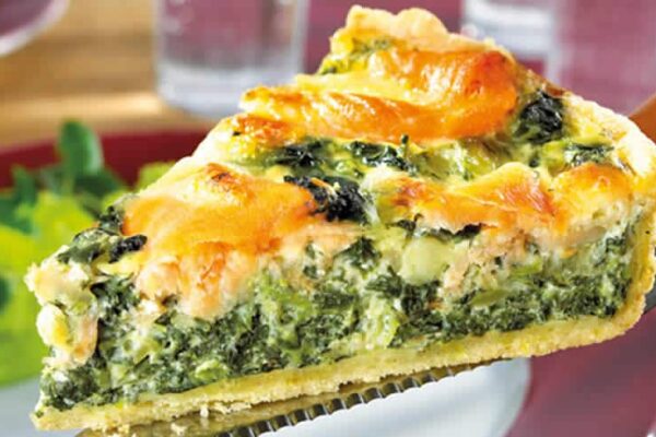Tarte saumon épinards au thermomix