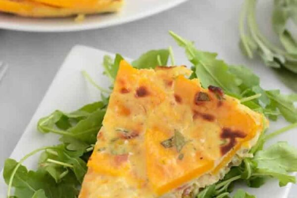 Tarte à la butternut et lardons au thermomix