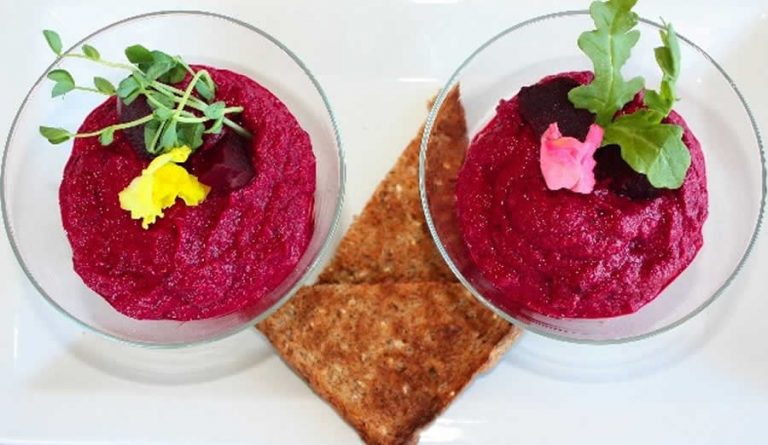 Verrines de betteraves et chèvre au thermomix