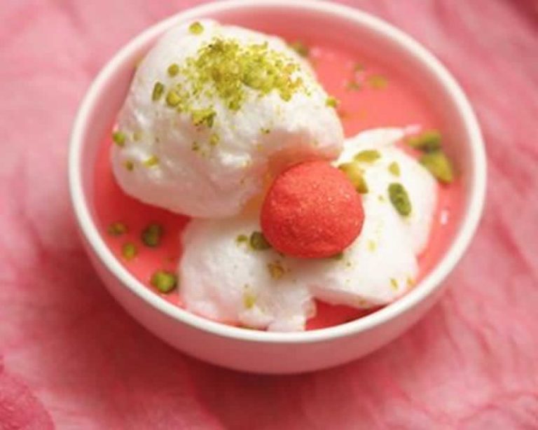 Îles flottantes aux fraises au thermomix