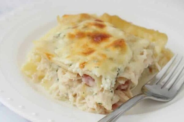 Lasagnes au chou-fleur et jambon au Thermomix