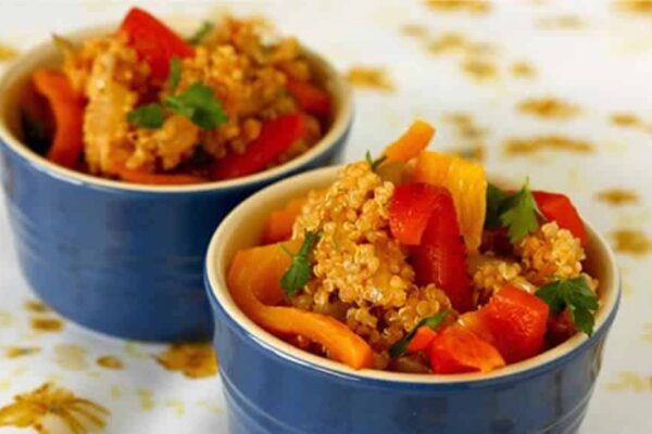 Quinoa au sauce basquaise au thermomix