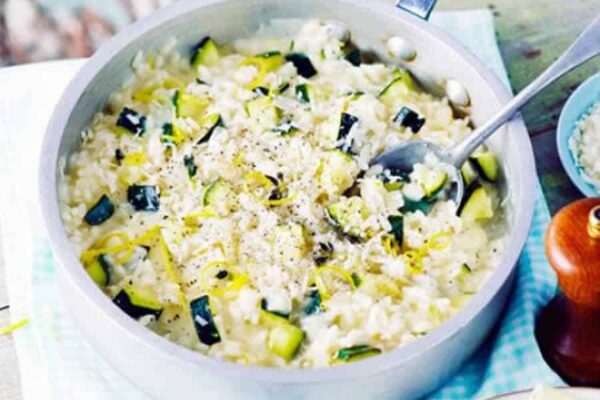 Risotto aux courgettes et au curry au thermomix