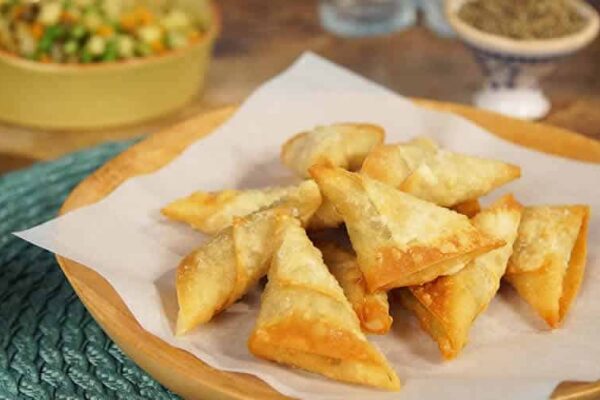 Samoussas au poulet et au curry au thermomix