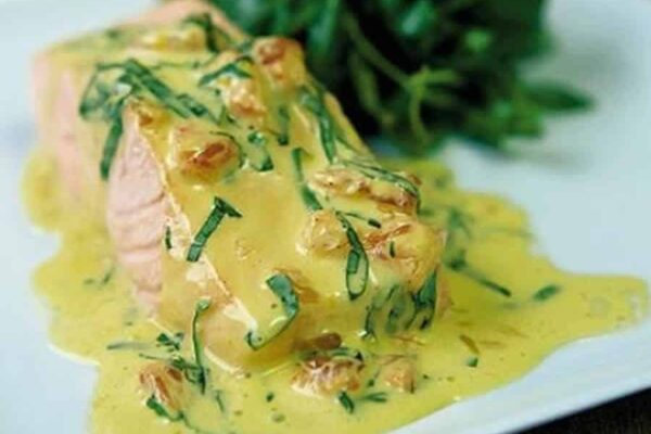Saumon à la sauce hollandaise au thermomix