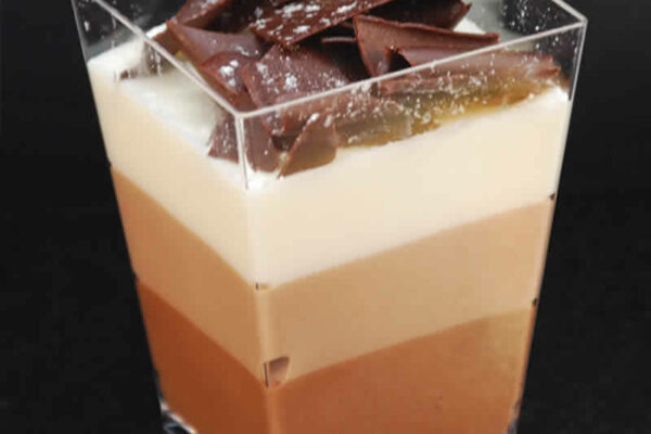 Verrines aux Trois Chocolats au thermomix