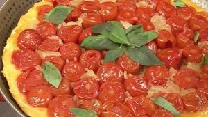 Tarte Tatin de tomates et d'échalotes au thermomix
