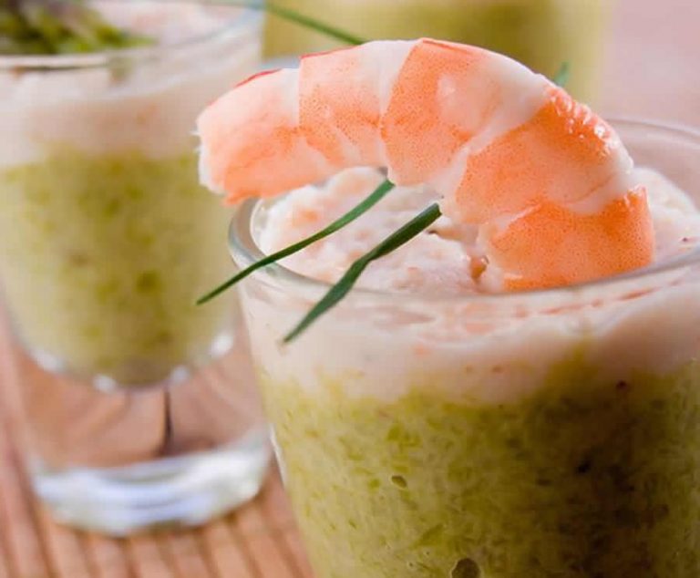 Verrines asperges saumon au Thermomix