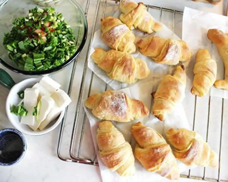 Mini Croissants Aperitif Au Saumon Au Thermomix Recette Thermomix